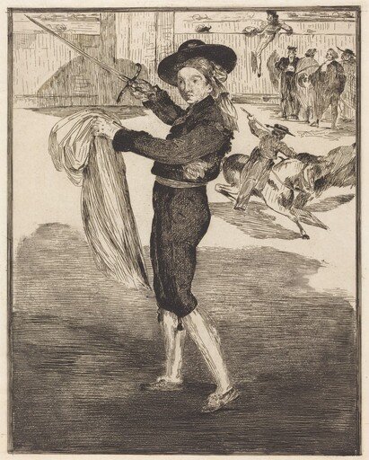 Mlle. Victorine in the Costume of an "Espada"(L'espada)