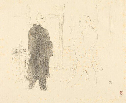 Antoine and Gémier in "Une Faillite"