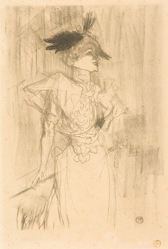 Mlle. Marcelle Lender, Standing (Mlle. Marcelle Lender, debout)
