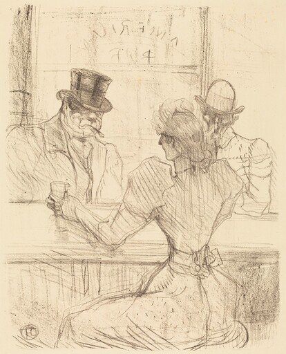 At the Picton Bar, rue Scribe (Au bar Picton, rue Scribe)