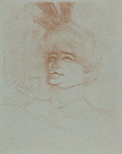 Bust of Mlle. Marcelle Lender, Turned Three Quarters (Mlle. Marcelle Lender en buste, de trois quartes)