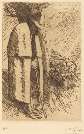 Traveler taking Shelter (Le voyageur a l'abri)
