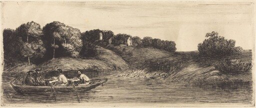 Landscape with Boat, 1st plate  (Le paysage au bateau)