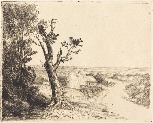Landscape with Haystacks (Le paysage aux meules)