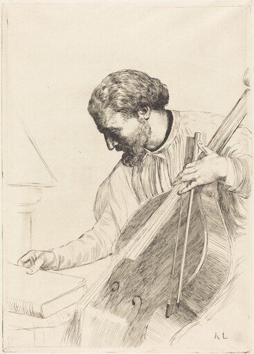 The Bass Player (Le joueur de contre-basse)