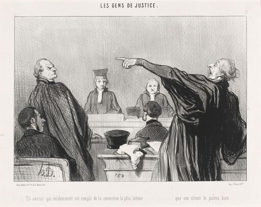 Un Avocat qui est... rempli de la conviction... intime...
