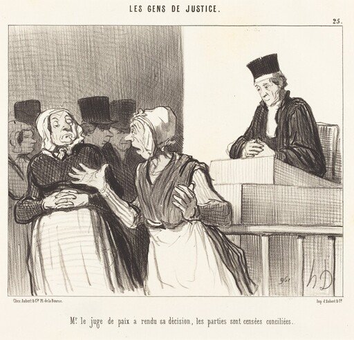 Mr. le Juge de paix a rendu sa décision...