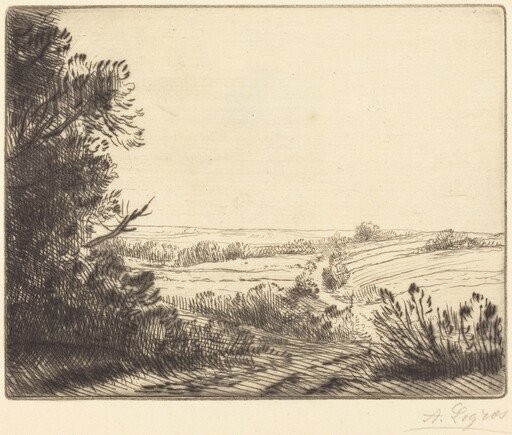 Landscape: Road to Horville (Paysage: Chemin d'Horville)
