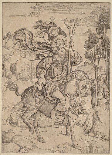 Saint Christopher on Horseback