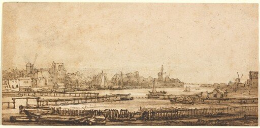 View over the Amstel from the Rampart