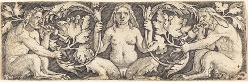 Ornament with Three Satyrs