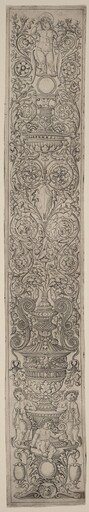 Ornament Panel: Three Children Blowing Horns