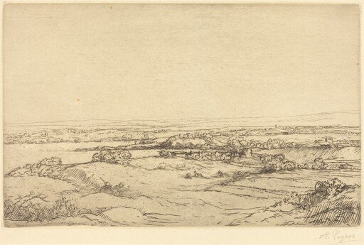 Plain near a Lake (La plaine pres du lac)