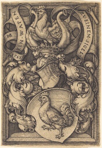 Coat of Arms with a Cock