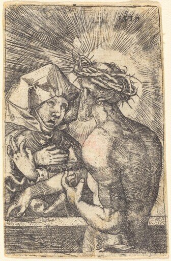 Christ Crowned with Thorns Speaking with His Mother