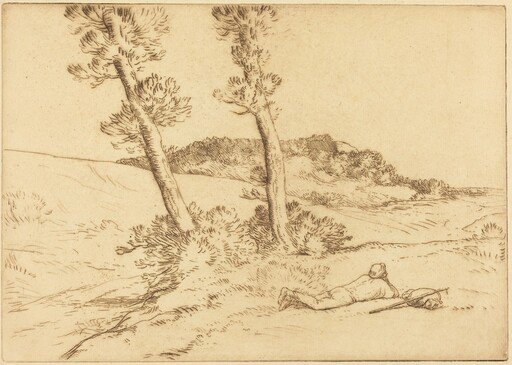 Traveler Reclining on the Grass (Le voyageur etendu sur le gazon)
