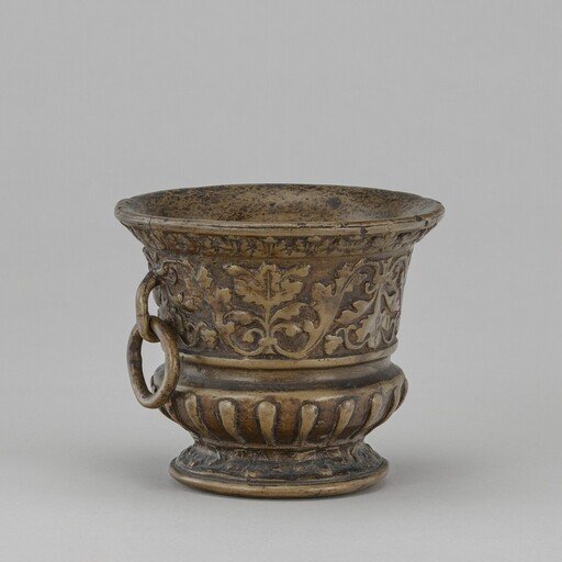 Mortar with Vine scrolls, Loop, and Ring