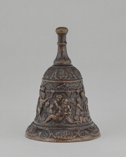 Hand Bell with Drunken Silenus, Satyrs, Cavorting Putti, and Musical Instruments
