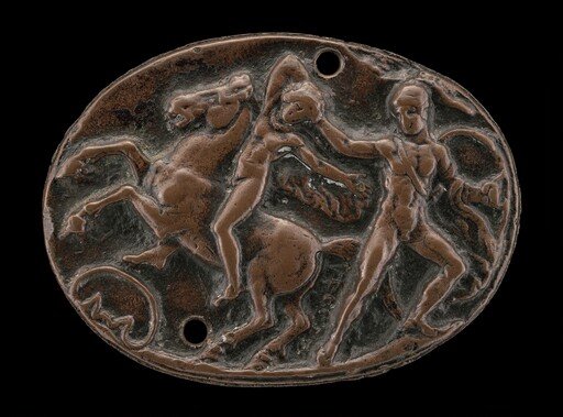 A Warrior Fighting a Horseman