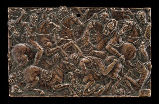Horsemen Fighting