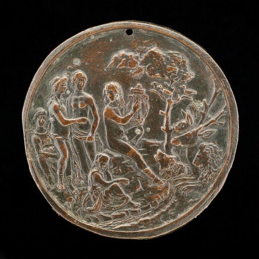 Orpheus Playing to the Animals