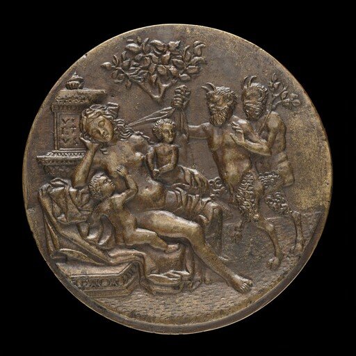 Sleeping Nymph and Two Satyrs [reverse]