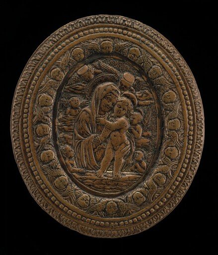 The Virgin and Child with Six Angels