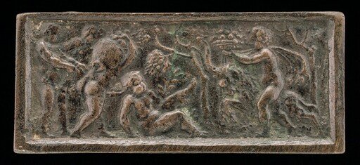 Five Putti Making Wine