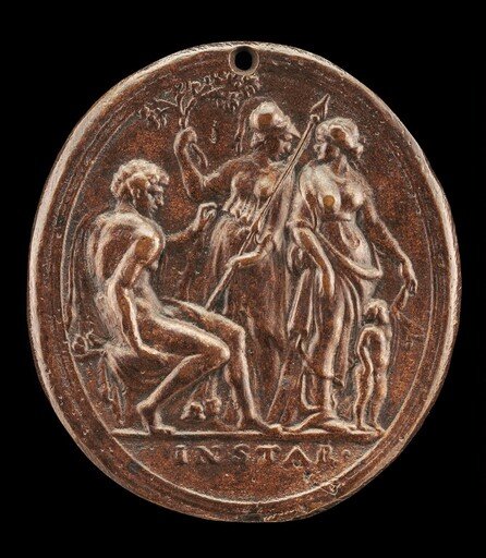 Hercules between Minerva and Venus