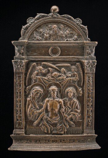 The Dead Christ between the Virgin and Saint John