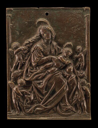 The Virgin & Child with Four Angels