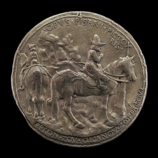 John VIII Riding in a Rocky Landscape [reverse]