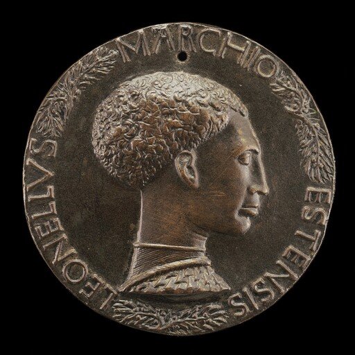 Leonello d'Este, 1407-1450, Marquess of Ferrara 1441 [obverse]