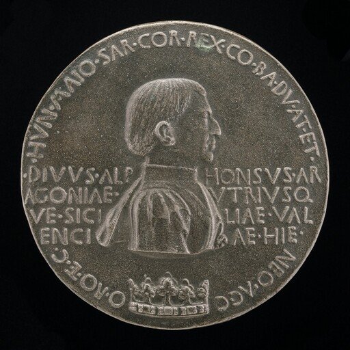 Alfonso V of Aragon, 1394-1458, King of Naples and Sicily 1443 [obverse]
