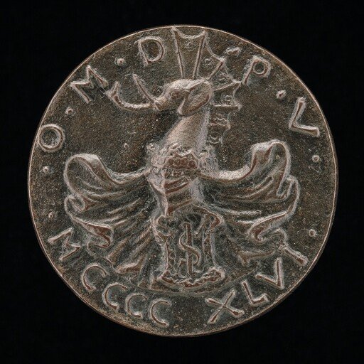 Shield, Helmet, Elephant-crest, and Mantling [reverse]