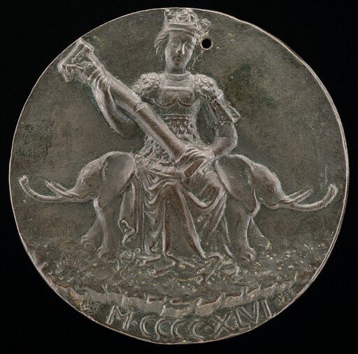 Fortitude Holding a Broken Column [reverse]