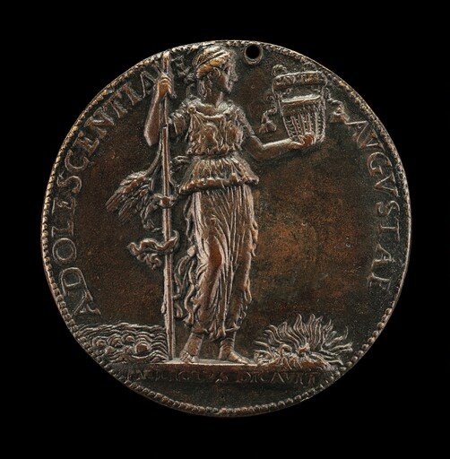 Prudence Standing between Water and Fire [reverse]