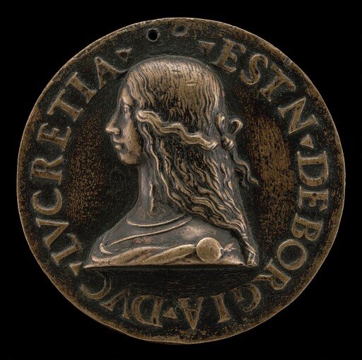 Lucrezia Borgia, 1480-1519, Wife of Alfonso d'Este of Ferrara 1502