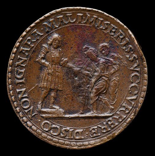 Francesco Gonzaga Giving Alms [reverse]