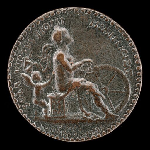 Female Figure and Putto [reverse]