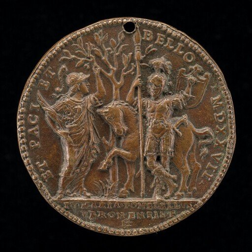 Pallas and Mars with His Horse [reverse]