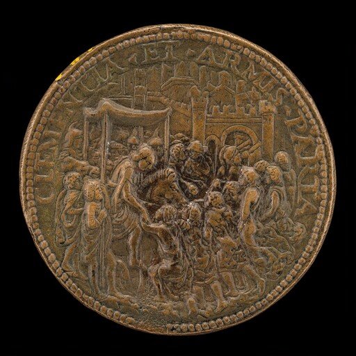 Francesco Receiving the Homage of Milan at the Porta Nuova [reverse]