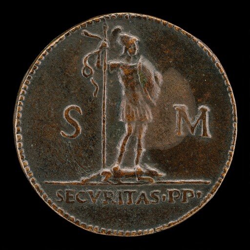 Armed Figure Standing on a Prostrate Wolf [reverse]