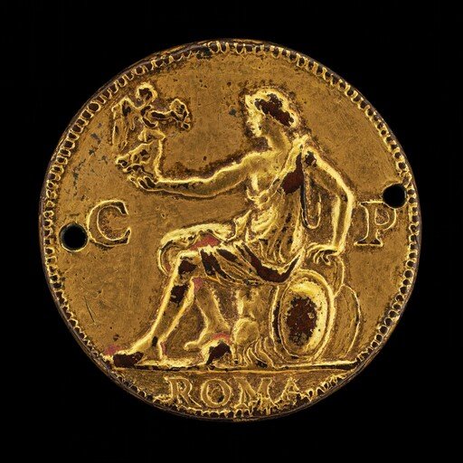 Rome Holding a Figure of Victory