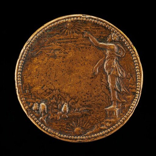 Figure beside a River [reverse]