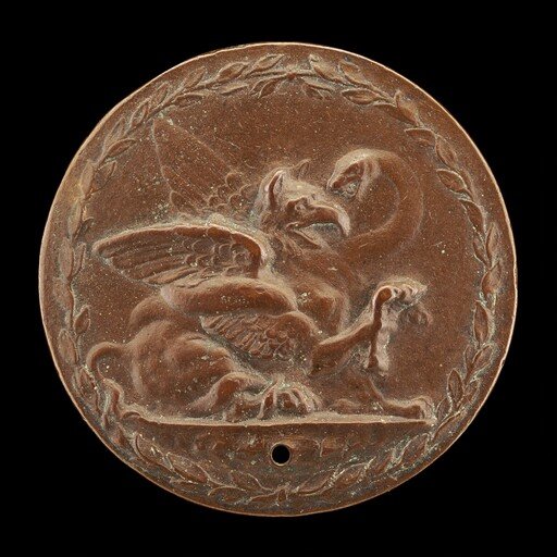 Griffin and Serpent Fighting [reverse]