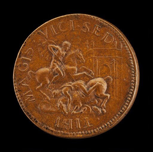 Combat between Two Horsemen [reverse]