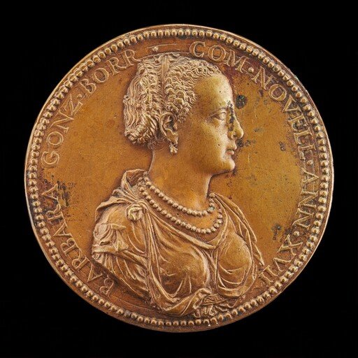 Barbara Borromeo, died 1572, Wife of Camillo Gonzaga 1555 [obverse]