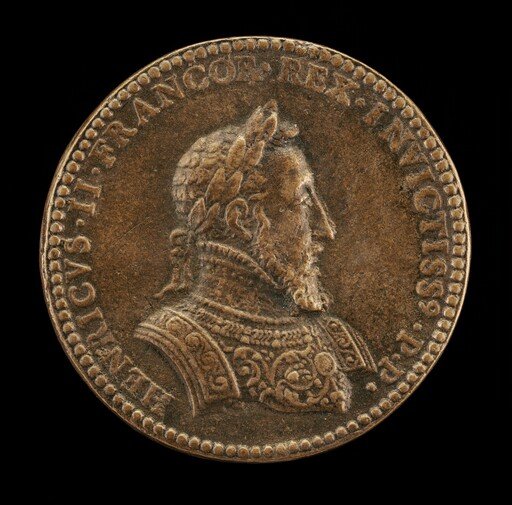 Henri II, 1519-1559, King of France 1547 [obverse]
