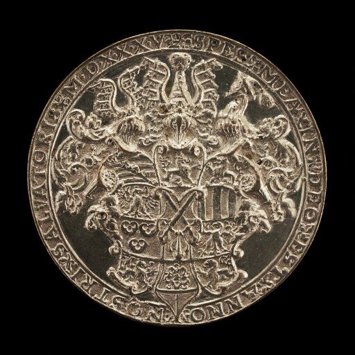 Shield with Helms and Crests [reverse]